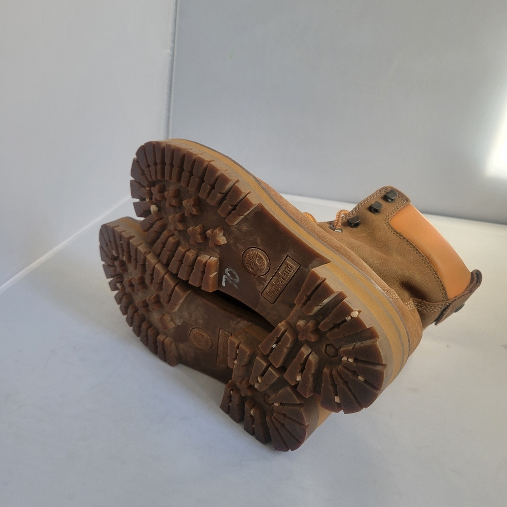 Timberland Women Tan Leather Boots Size 6 - Picture 3 of 4